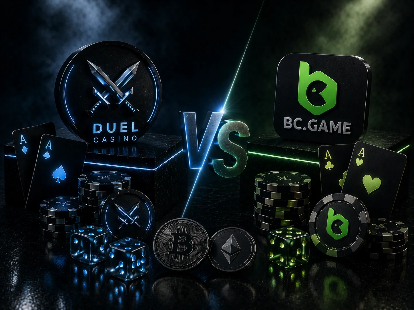 Comparativa Duel Casino vs BC.Game